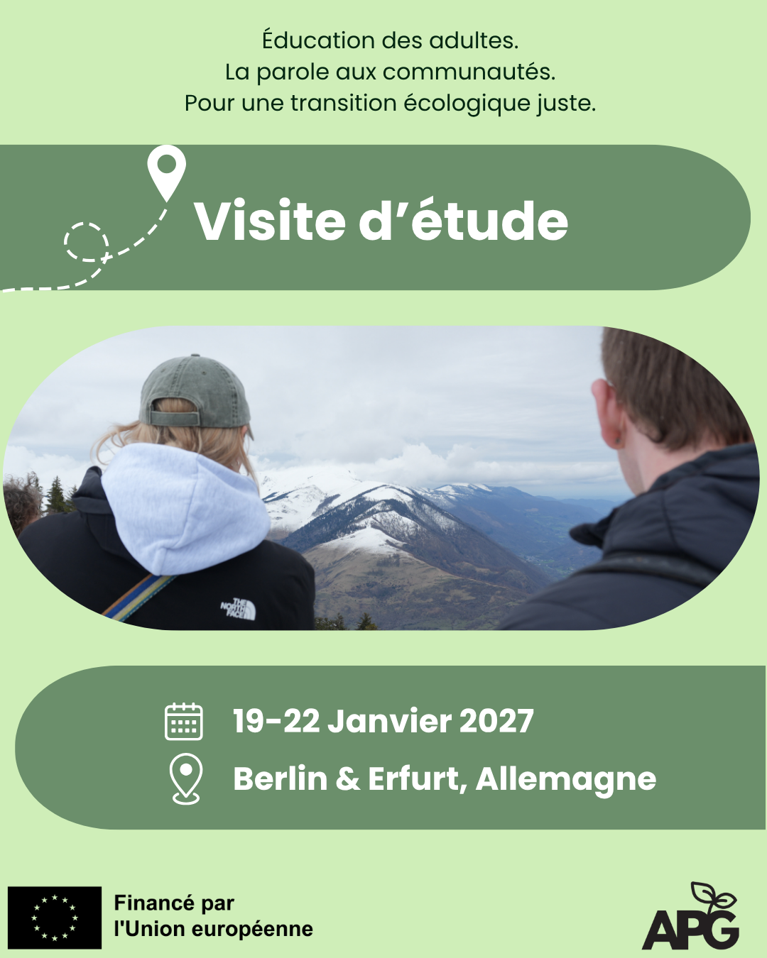 Visite d’étude BOLSTER à Berlin et Erfurt, en Allemagne, du 19 au 22 janvier 2027.