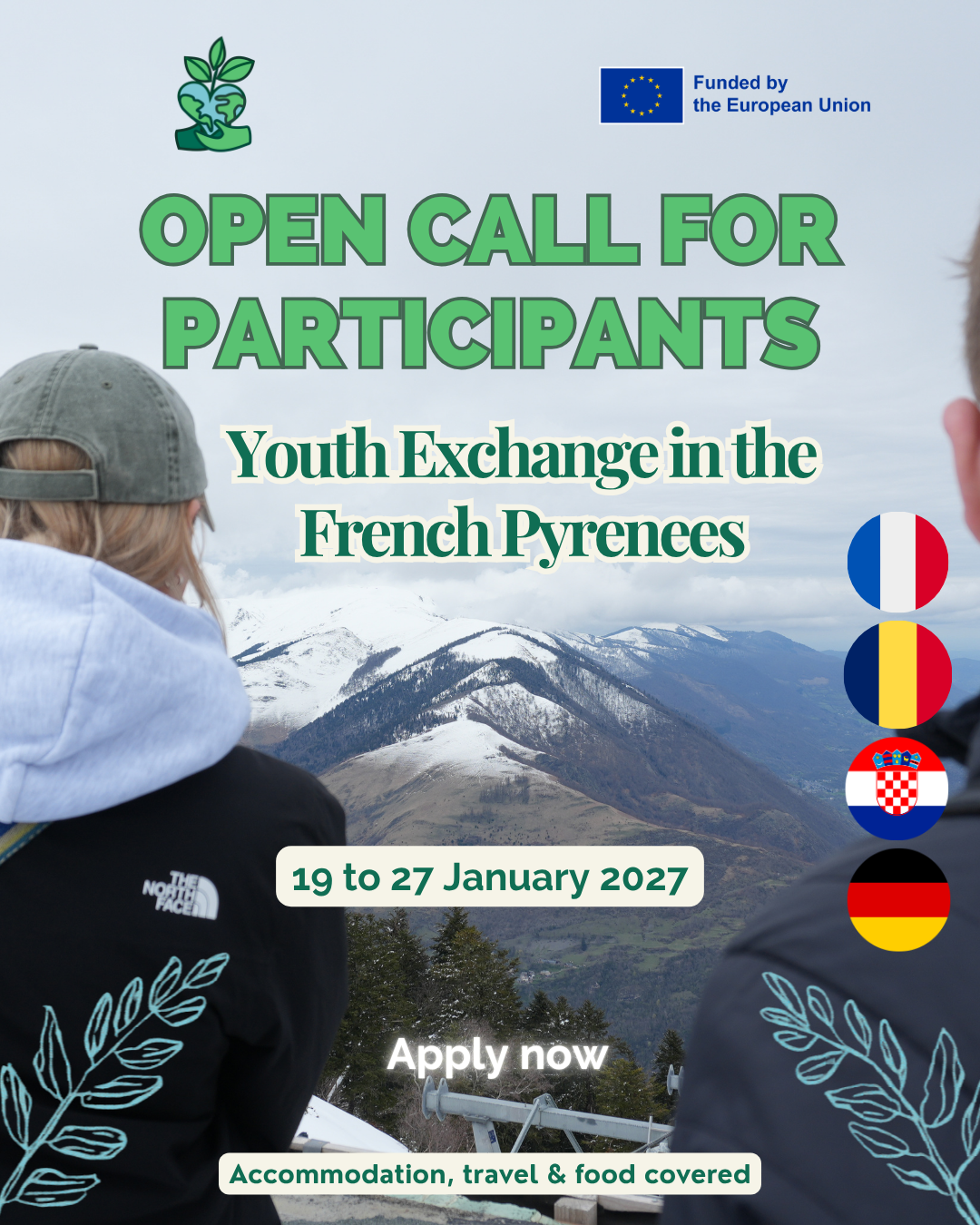 Visuel officiel du Echange de Jeunes Greencademy